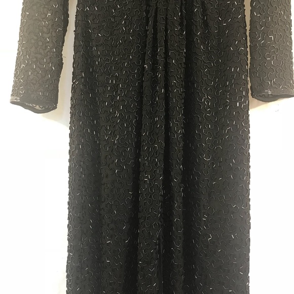 Vintage 80,s Riazee Lillie Rubin Silk Dress - Picture 5 of 8